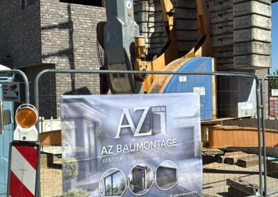 AZ Baumontage Montageteam auf einer Baustelle in Wassenberg – professionelle Bauelemente Montage Kreis Heinsberg NRW